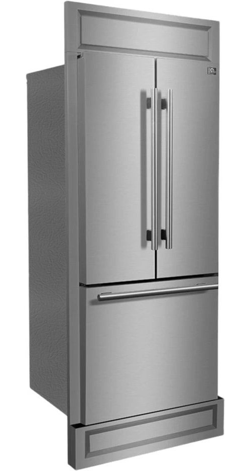 FORNO® 35" 17.48 Cu. Ft. Stainless Steel Built-In French Door Refrigerator -2