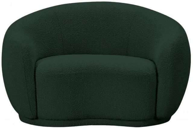 Meridian Furniture Hyde Green Boucle Chair-1