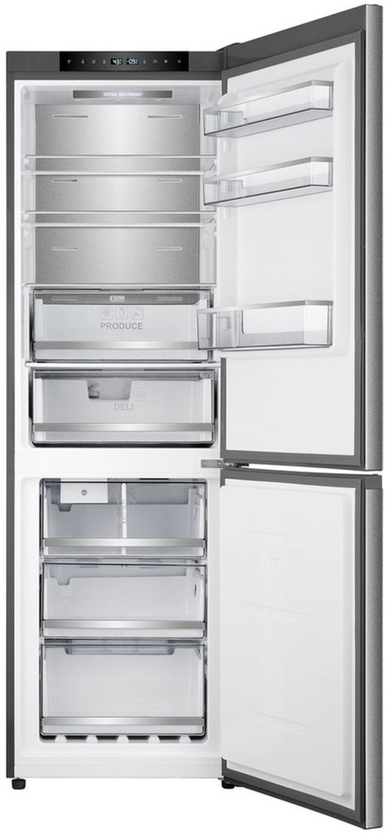 Verona® 24" 11.4 Cu. Ft. Stainless Steel Counter Depth Bottom Freezer Refrigerator-1
