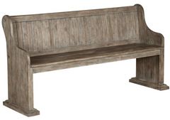 Magnussen Home® Tinley Park Dove Tail Gray Dining Bench