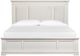 Magnussen Home® Kingston Whisper White King Panel Bed with Upholstered Headboard-2