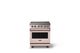 Viking® 5 Series 30" Blush Pro Style Induction Range with Polished Chrome Trim-0