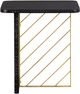 Armen Living Monaco Black End Table-1