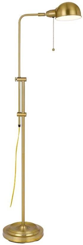 Cal® Lighting & Accessories Croby Pharmacy Antique Brass Floor Lamp-1