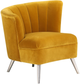 Moe's Home Collection Layan Yellow Left Accent Chair-1