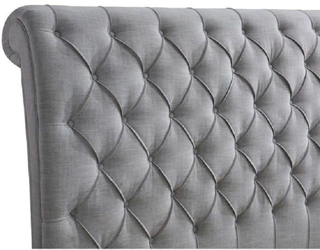 Crown Mark All Kate Gray King Upholstered Bed-3