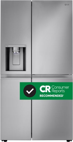LG Side-by-Side Refrigerator with Craft Ice