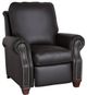 Century® Customizable Century Leather Portsmouth Manual Recliner-0