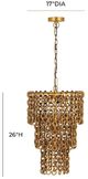 TOV Furniture Nirsa Brass Chain Link Chandelier-2