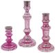 A & B Home Luminary Treasures Pink Candle Holder -1