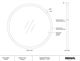 Renwil® Porpoise Matte White Accent Mirror-5