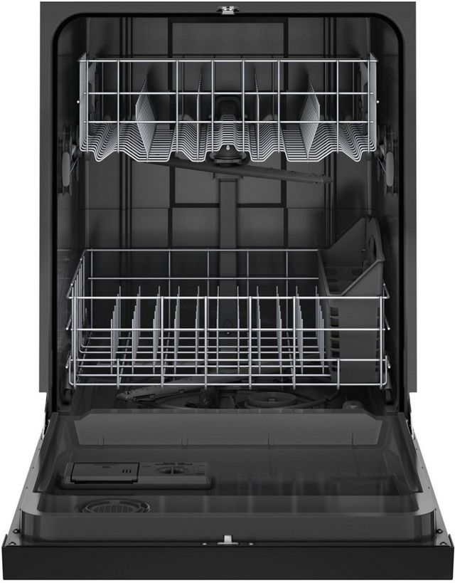 Amana® 24" Stainless Steel Front Control Built In Dishwasher with Midnight Interior-1