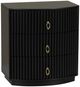 Powell® Ciarra Black 3-Drawer Nightstand-0