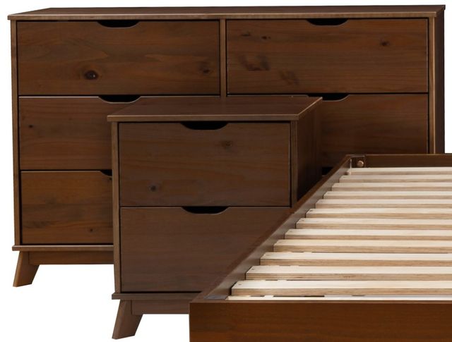 Powell® Portix 4-Piece Walnut Youth Full Simple Bedroom Set-2