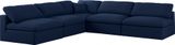 Navy Linen Fabric