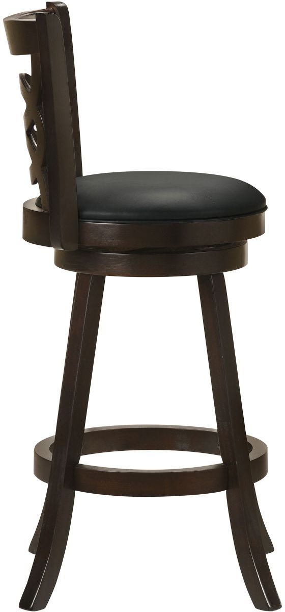 Coaster® Calecita 2-PIece Cappuccino Swivel Bar Stools-8