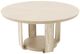Michael Amini® Lotus Bay Sand 60'' Round Dining Table-1