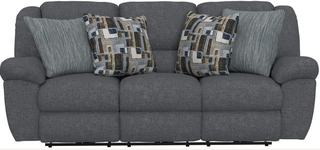 Catnapper® Trifecta Smoke Power Reclining Sofa with Drop Down Table-1