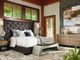Century® Mesa Crescent King Tufted Upholstered Bed-1