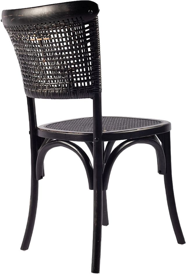 Moe's Home Collection Churchill 2-Piece Antique Black Dining Side Chair Set-3
