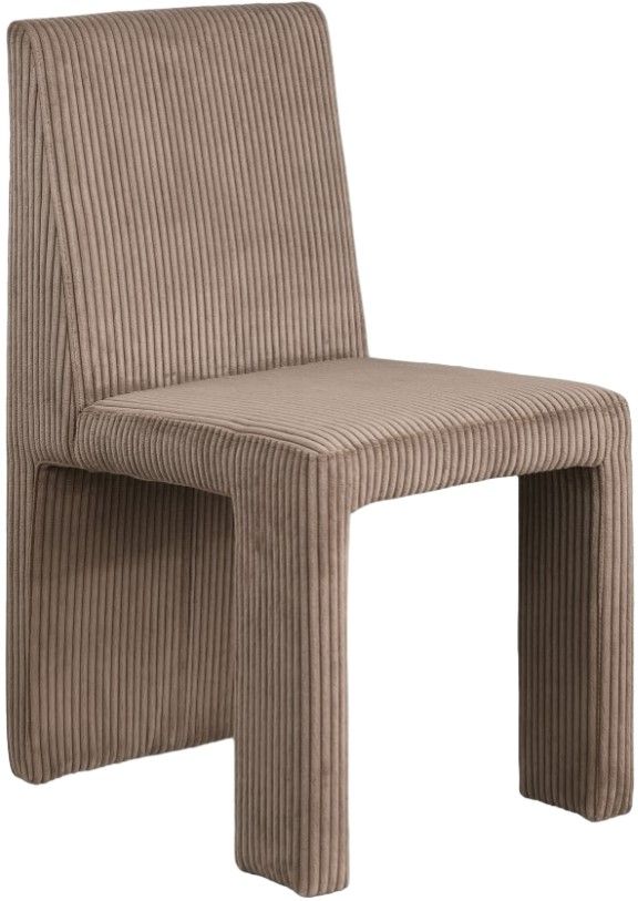 Meridian Furniture Benson Brown Upholstered Dining Side Chair-0
