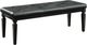 Homelegance® Allura Black Bed Bench-0