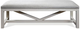 Riverside Furniture Osborne Winter White Dining Bench-1
