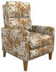 Best® Home Furnishings Customizable Janae Manual High Leg Recliner with Honey Birch Legs-0