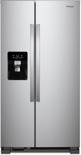Whirlpool® 36" 24.6 Cu. Ft. Fingerprint Resistant Stainless Steel Side-by-Side Refrigerator