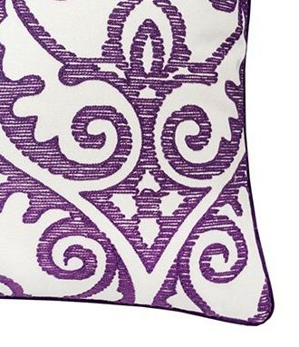 Furniture of America® Jorja Purple Accent Pillow-1
