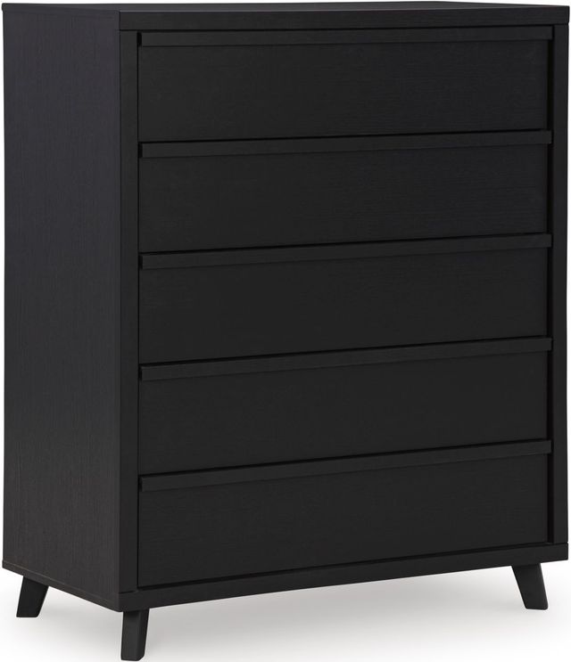 Signature Design by Ashley® Danziar Black Wide Chest of Drawers-0