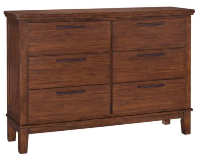 Signature Design by Ashley® Ralene 2-Piece Medium Brown Queen Upholstered Panel Bed Set-1