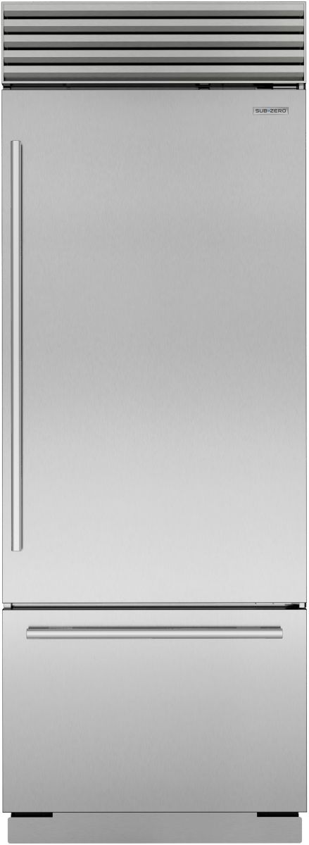 Sub-Zero® Classic Series 30" 17 Cu. Ft. Stainless Steel Built-In Bottom Freezer Refrigerator-0