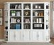Parker House® Catalina 5-Piece Cottage White Library Wall -1