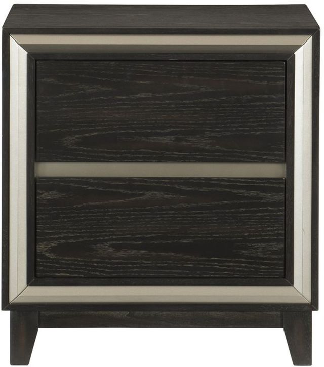 Mazin Furniture Grant Ebony Nightstand-0