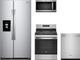 Whirlpool® 4 Piece Kitchen Package-Stainless Steel-0