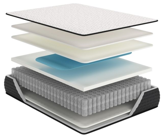 Sierra Sleep® By Ashley® Limited Edition 12" Gel Memory Foam Firm Tight Top Full Mattress in a Box-2