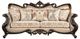 New Classic® Home Furnishings Constantine Beige/Cherry Sofa-1