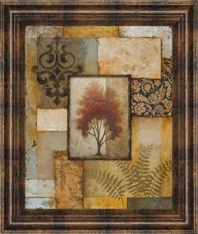 Classy Art Red Tree Patch Wall Art-0