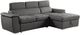 Homelegance® Ferriday Gray Right-Arm Facing Pull-out Bed Sectional and Chaise with Hidden Storage-0