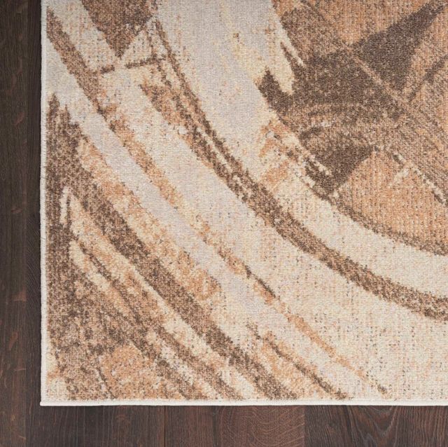 Nourison Home™ Astra Machine Washable Beige 5'x7' Style 51 Area Rug-2
