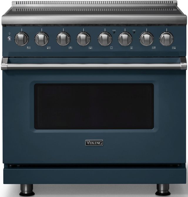 Viking® 5 Series 36" Squall Pro Style Induction Range with Polished Chrome Trim-0