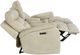Elements International Trinidad Pebble Cream Power Reclining Loveseat-3