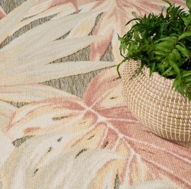 Nourison Home™ Aloha Sage Rose 5'x8' Style 3 Area Rug-4