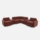 Drew & Jonathan Home ModularOne New Horizon 7-Piece Merlot Modular Sectional-0