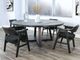 Sunny Designs™ Mia Sophisticated Umbra Round Dining Table-3