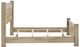 Coaster® Oakglen Weathered Oak California King Panel Bed -4