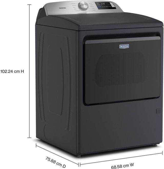 Maytag® Midnight Steel Top Load Washer & Gas Dryer Laundry Pair-4