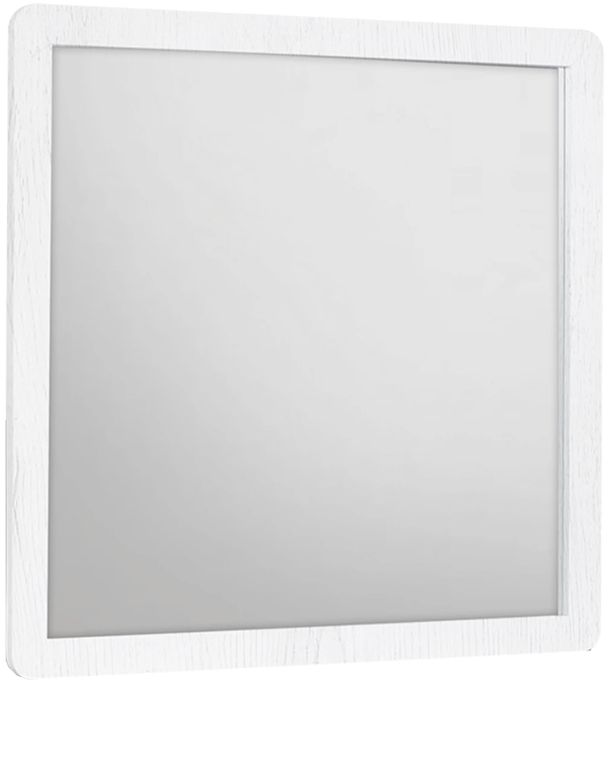 Monarch Specialties Inc. White Oak Wall Mirror-0