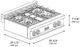 ZLINE 30" Stainless Steel Gas Rangetop-1
